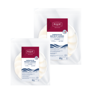 Carpaccio de Noix de Saint-Jacques crues de Normandie