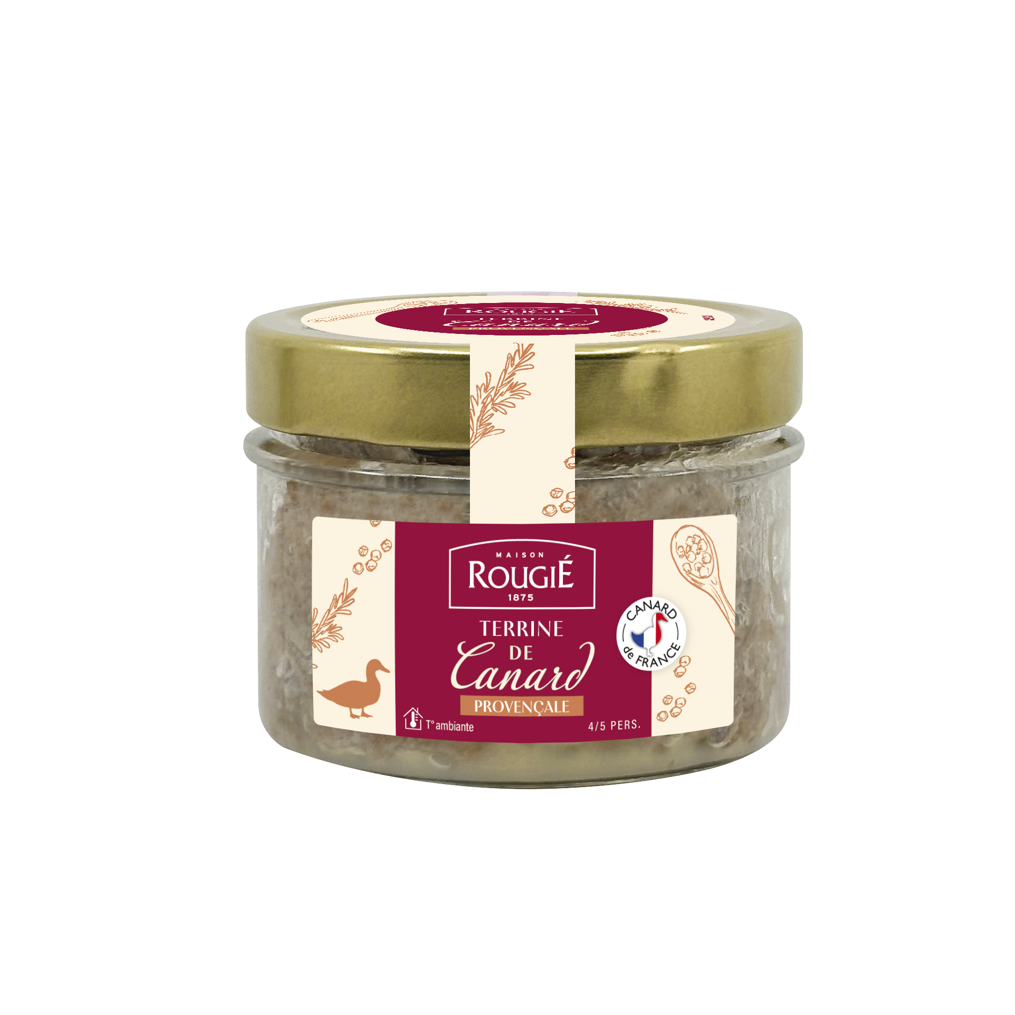 Terrine de canard à la Provençale - Rougié