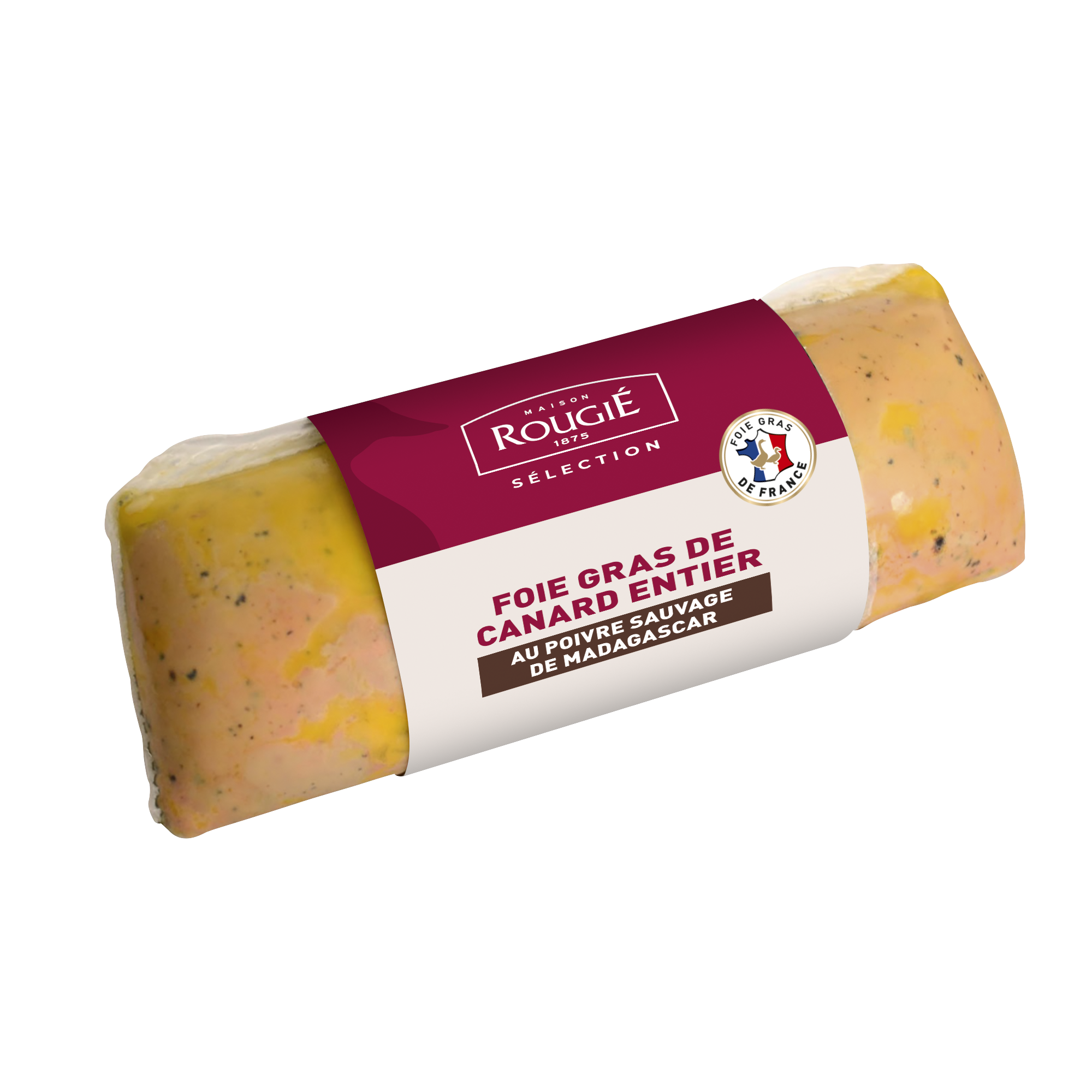 Foie gras de pato entero con pimienta salvaje de Madagascar - Rougié