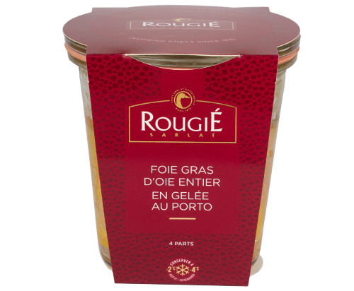 Foie gras d’oie entier en gelée au Porto - Rougié