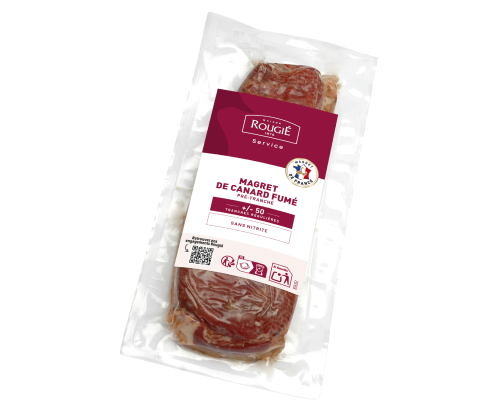 Pre-sliced smoked duck breast - Rougié