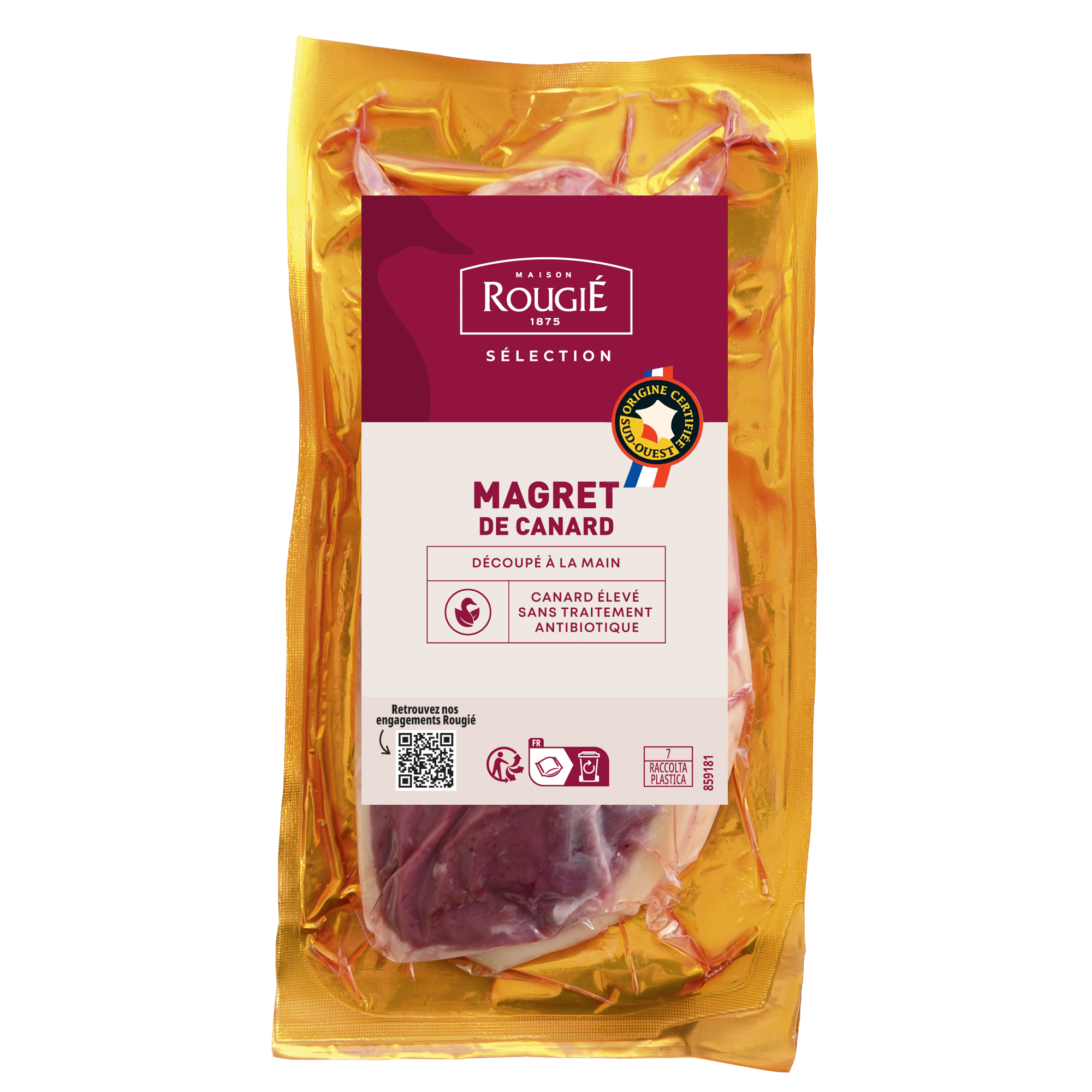 Raw duck breast from the South-West - Rougié