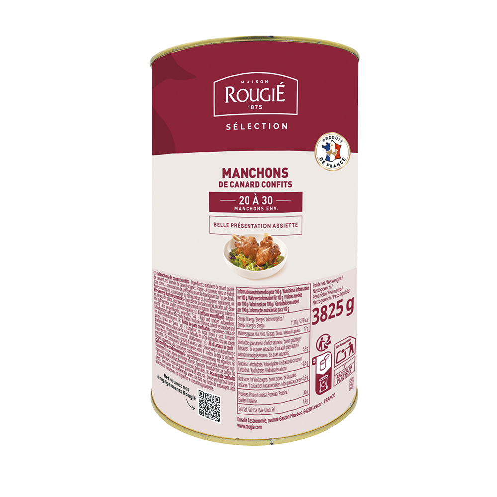 Bracitos de pato graso confitados ambiente - Rougié