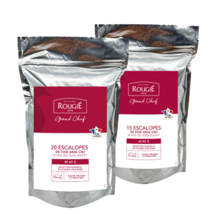 Escalopes de foie gras cru d&rsquo;oie du Sud-Ouest surgelées
