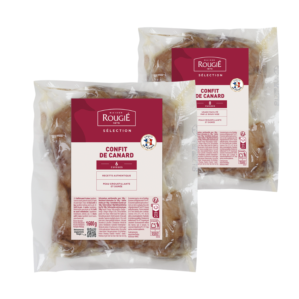 Muslos de pato graso confitados - Rougié