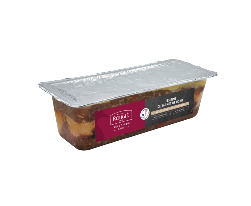 Terrina de jarrete de res con foie de pato (20% de foie gras de pato) - Rougié